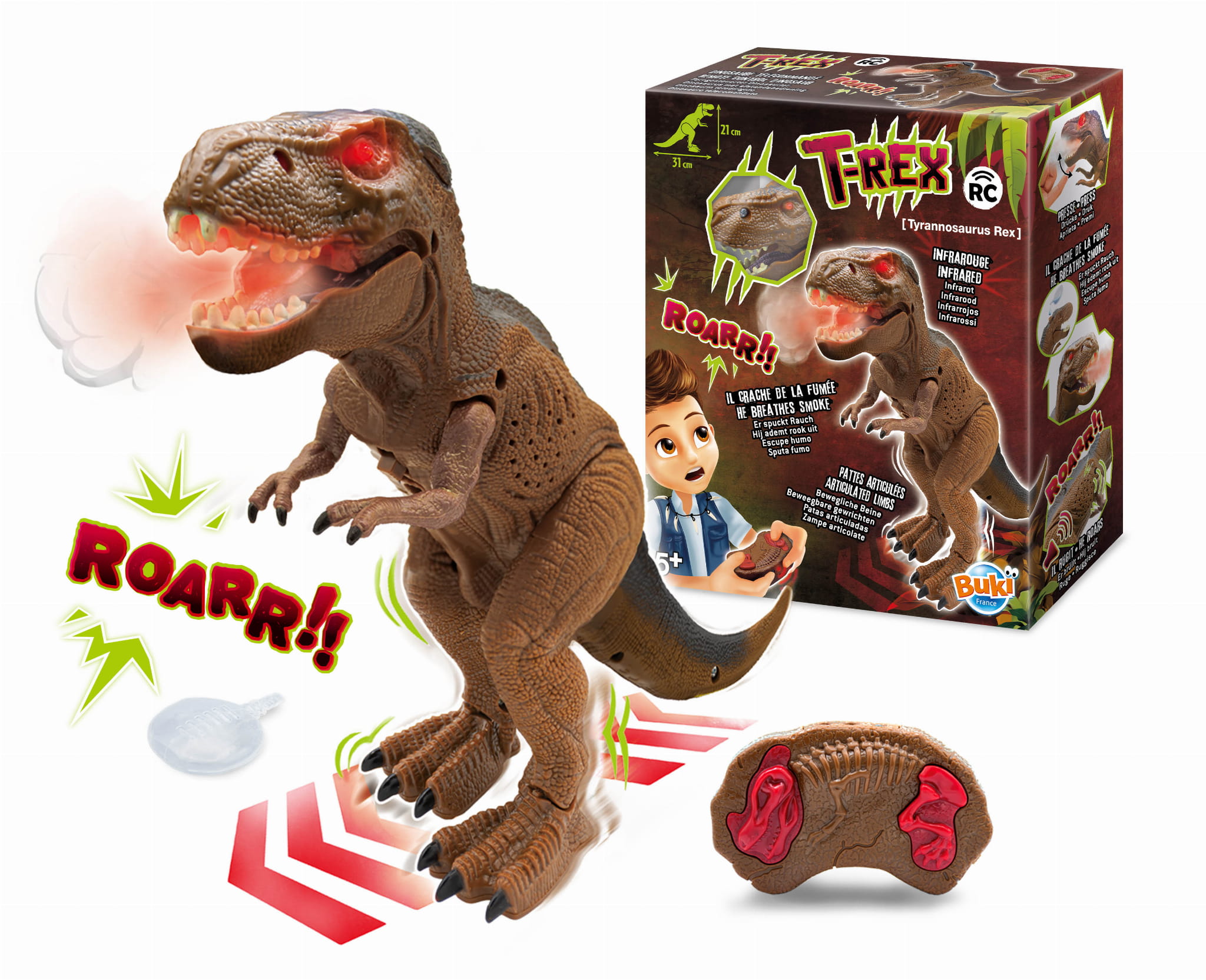 Buki - dinozaur T-REX zdalnie sterowany