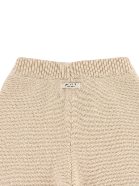 Donsje - spodnie z wełny merino Sulien Merino Wool Trousers Soft sand