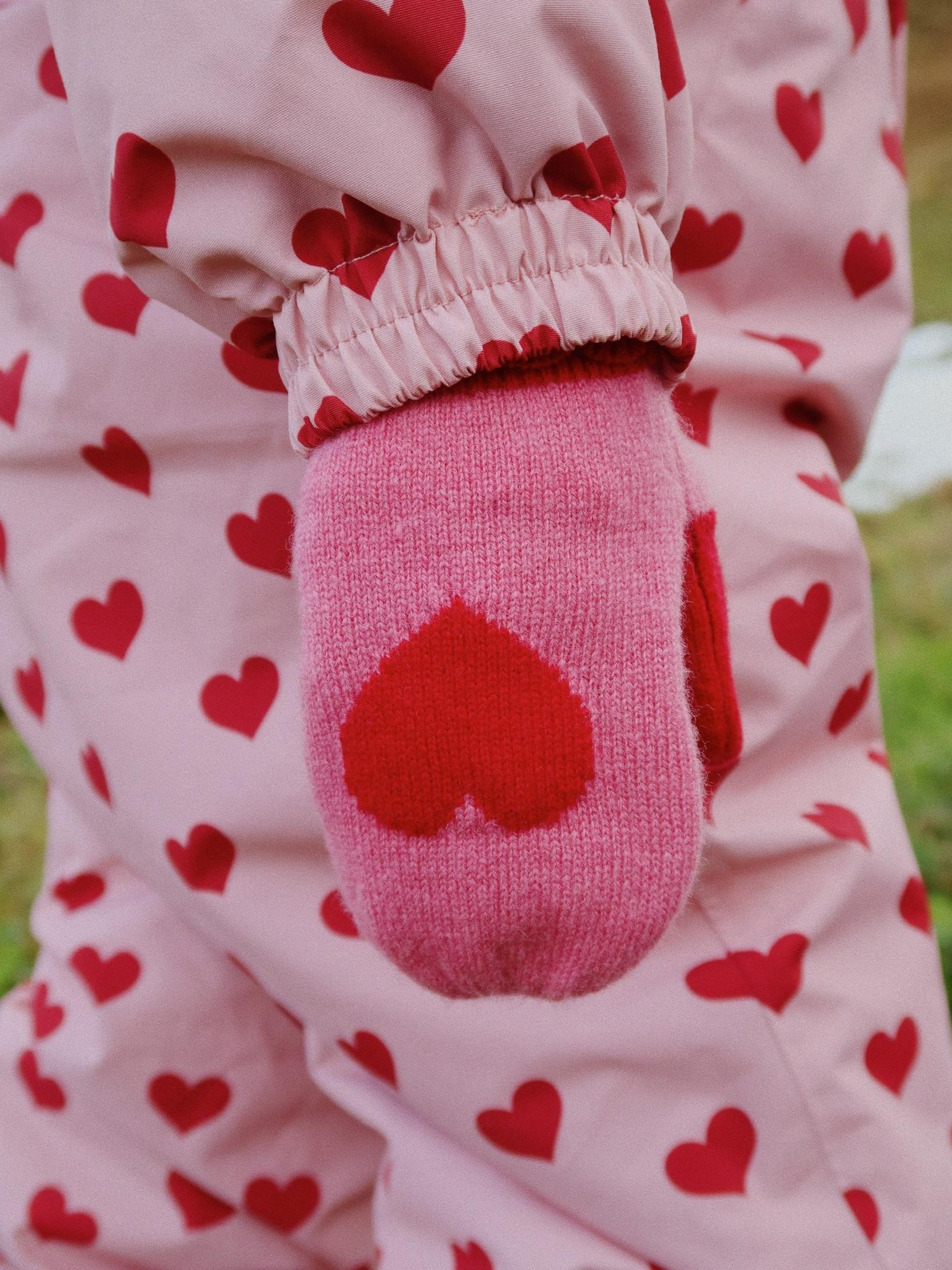 Konges Sløjd - rękawiczki z jednym palcem Collette Mittens Pink