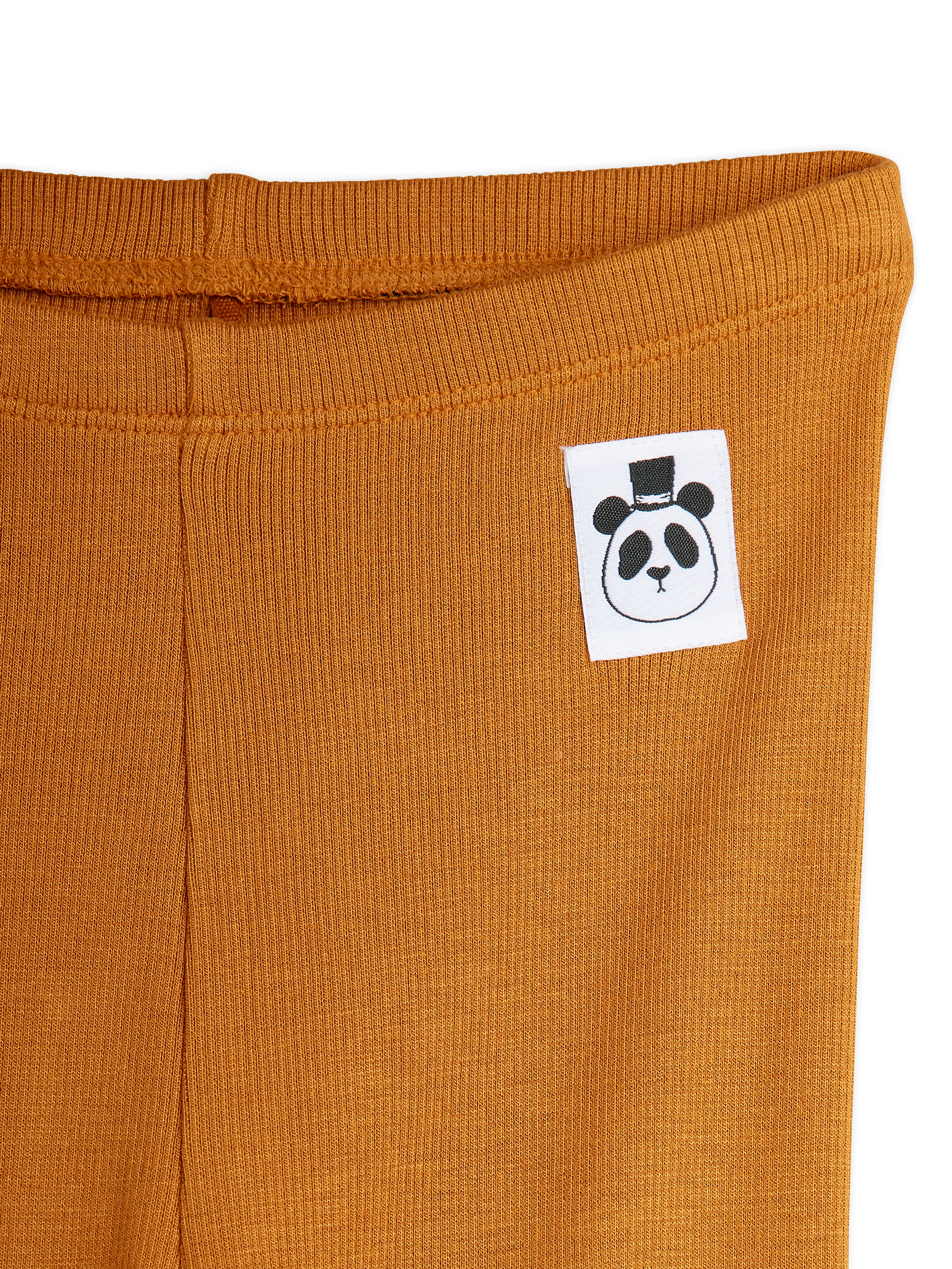 Mini Rodini - legginsy Modal Rib Brown
