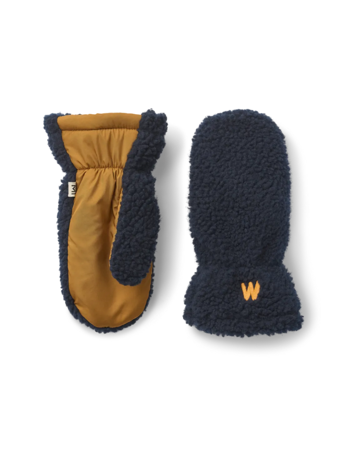 Liewood - rękawiczki z polaru Grethe Pile Gloves Classic Navy