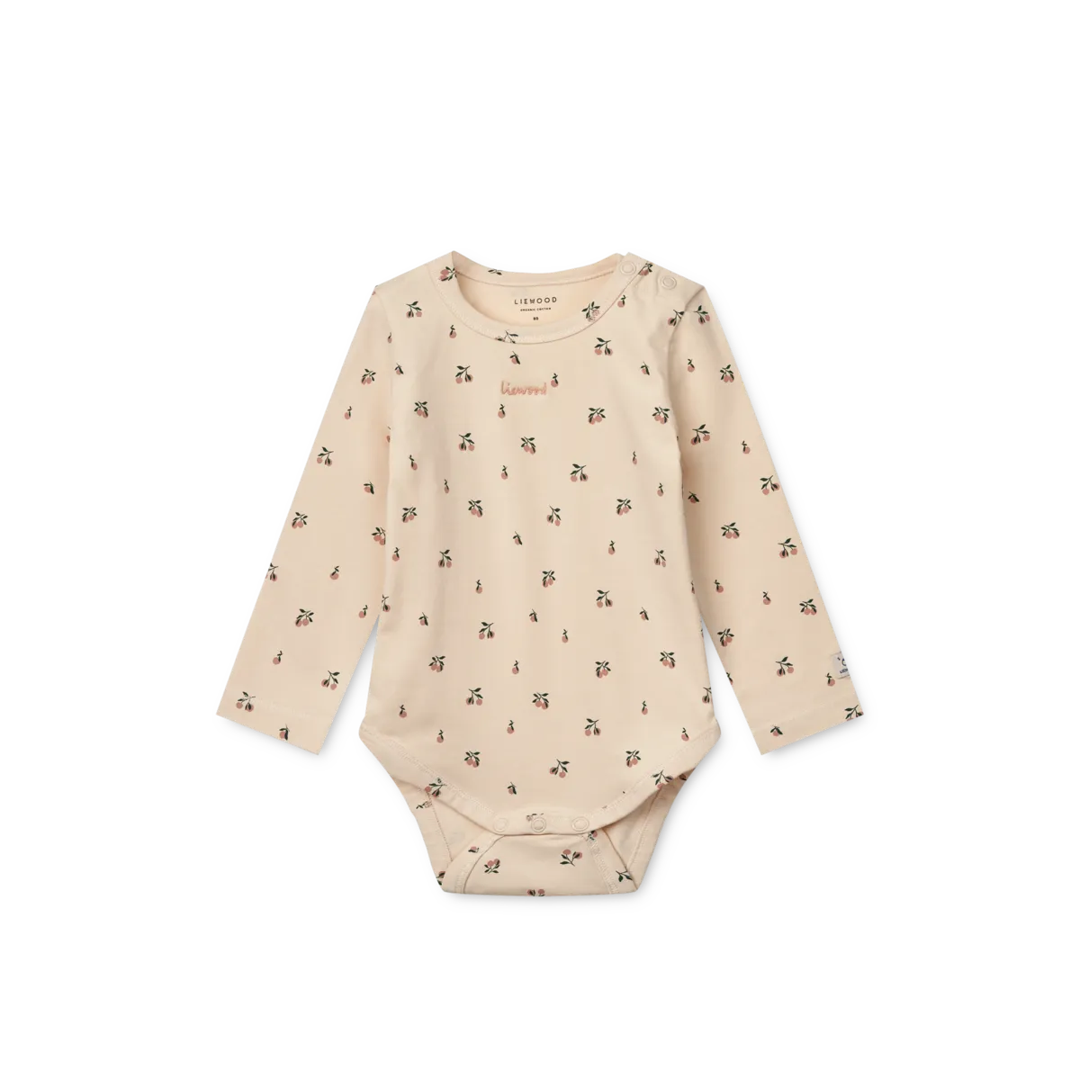 Liewood - body niemowlęce z długim rękawem Yanni Baby sea shell peach mini