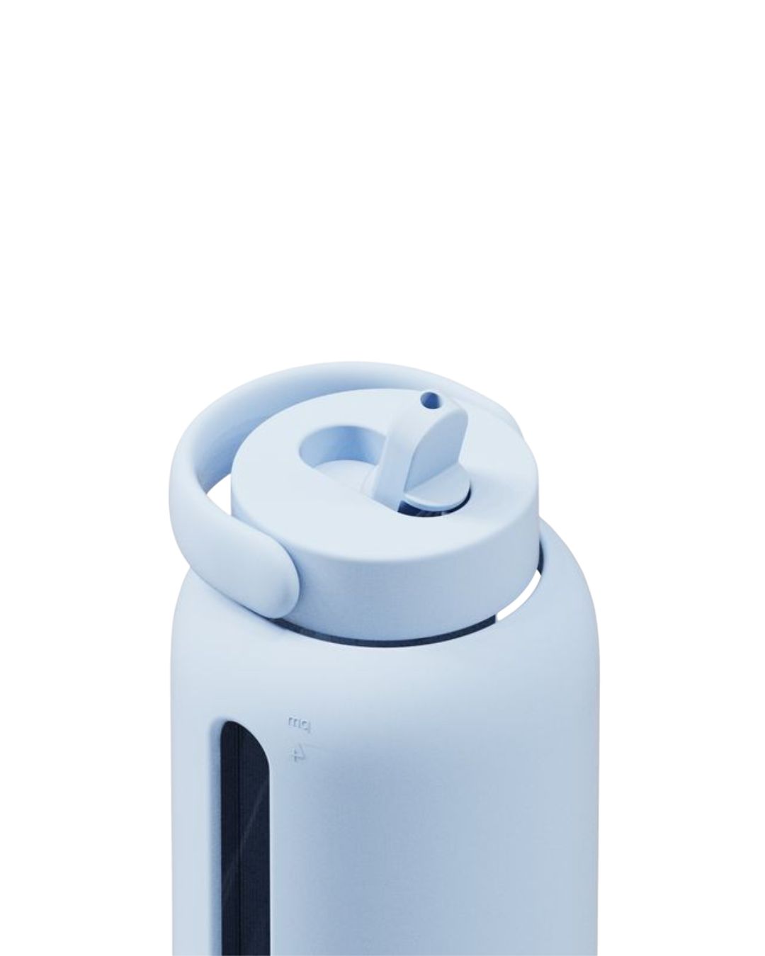 Bink - szczelna szklana butelka Bink Day 800 ml + Flip Cap Glacier