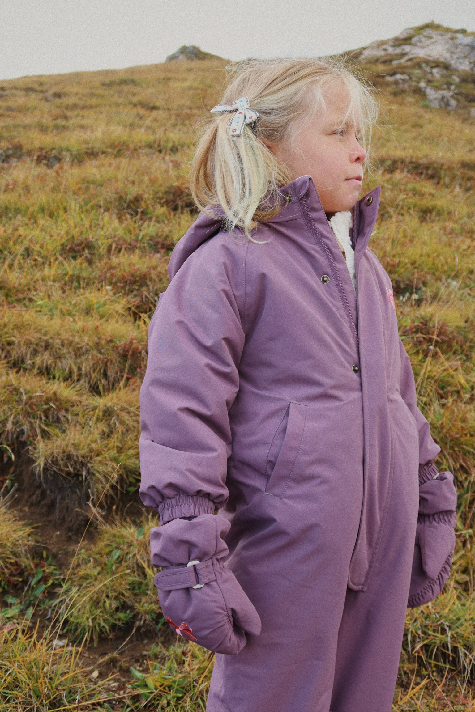 Konges Sløjd - kombinezon zimowy Nohr Snowsuit Solid Hortensia