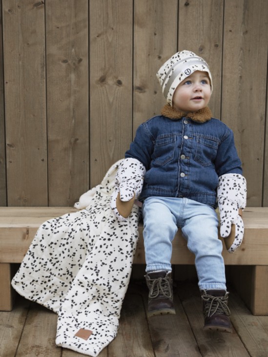 Elodie Details - rękawiczki dla dziecka 1-3 lata Dalmatian Dots