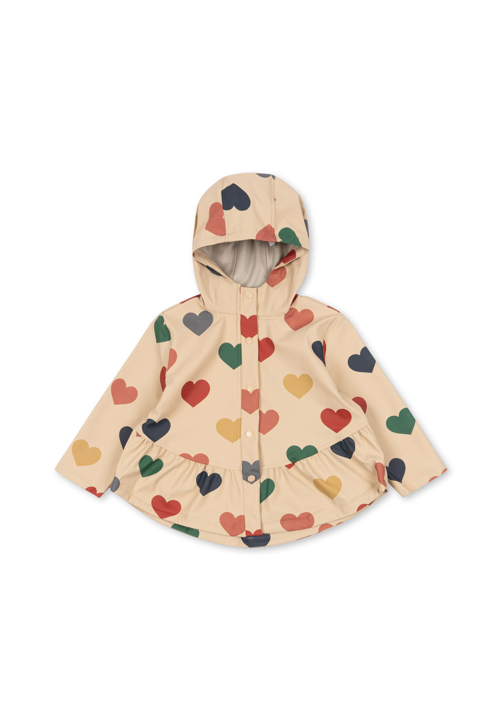 Konges Sløjd - kurtka przeciwdeszczowa Faire Rain Jacket Bon Coeur Colore