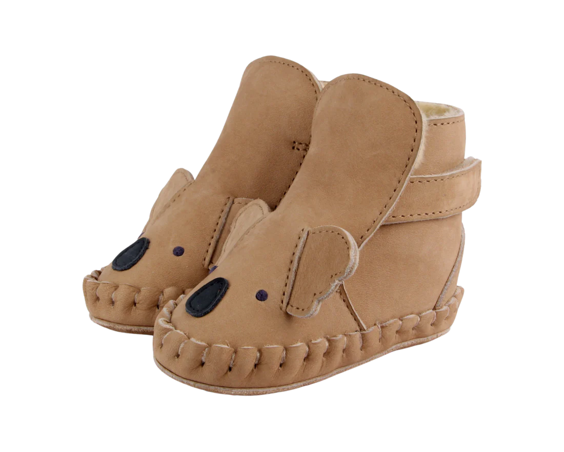 Donsje - buciki dziecięce Kapi Classic Booties Koala Truffle Nubuck