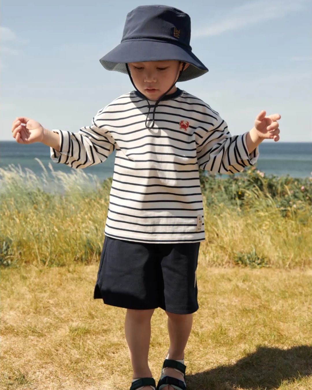 Liewood - krótkie spodenki szorty dziecięce Rhett Classic navy