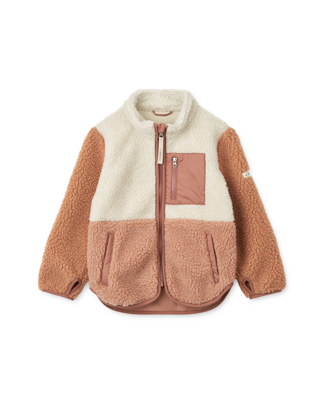 Liewood - kurtka dziecięca Nolan Pile Jacket Tuscany Rose