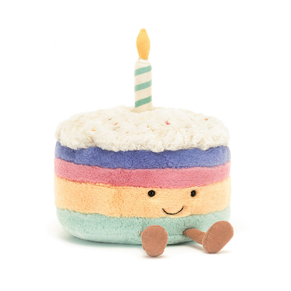 Jellycat - Urodzinowy Torcik Tęczowy 26 cm