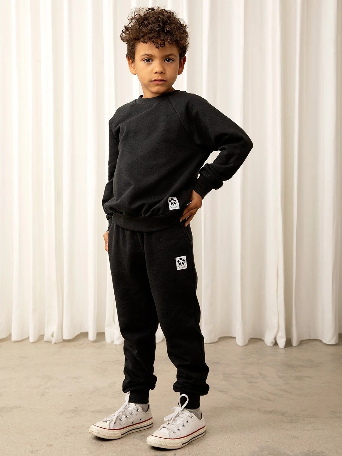 Mini Rodini - spodnie dresowe Basic Solid Sweatpants