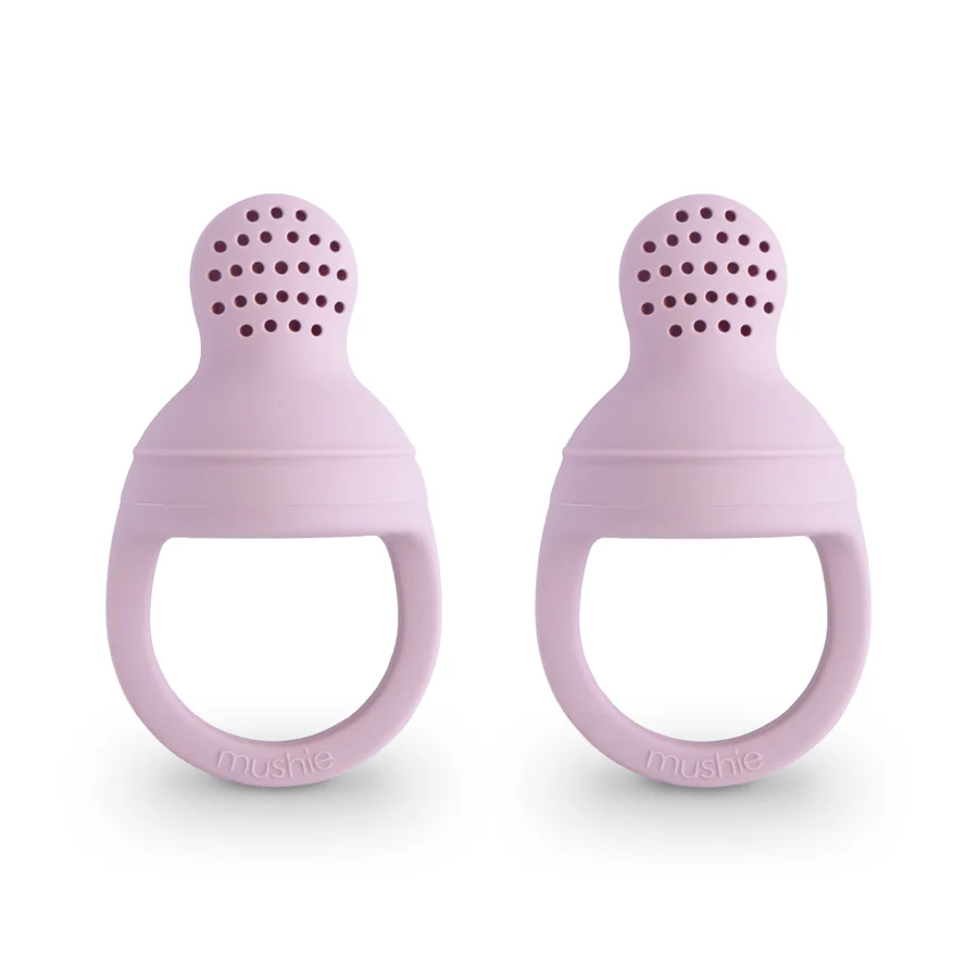 Mushie - gryzak do podawania pokarmu 2-pak Soft Lilac