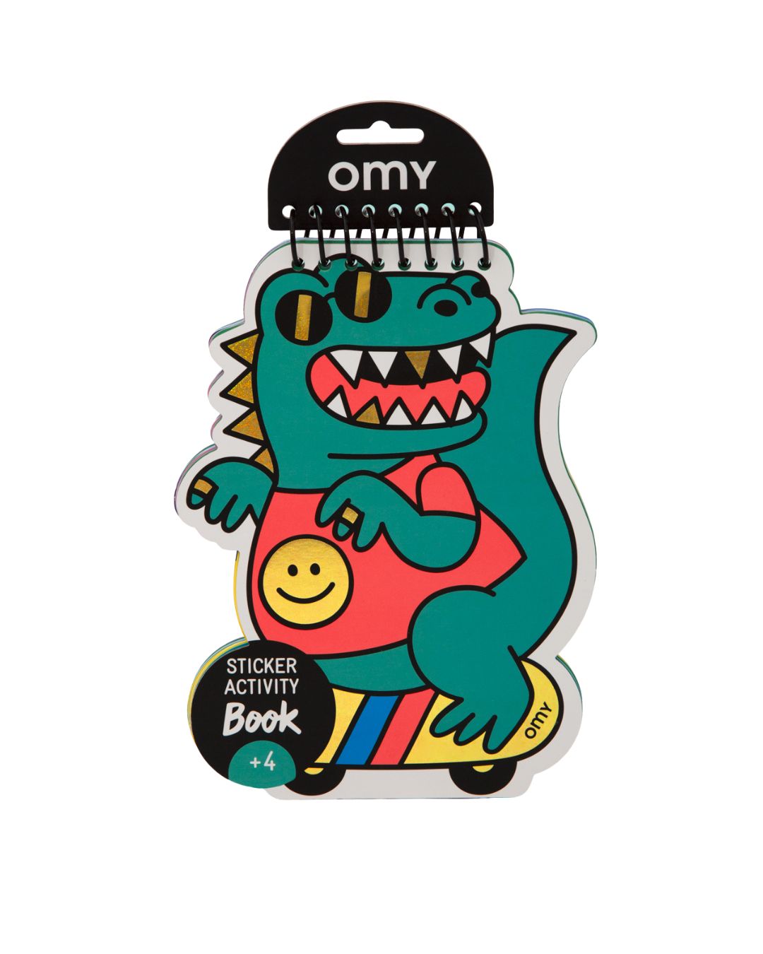 Omy - zeszyt kreatywny z naklejkami Dino