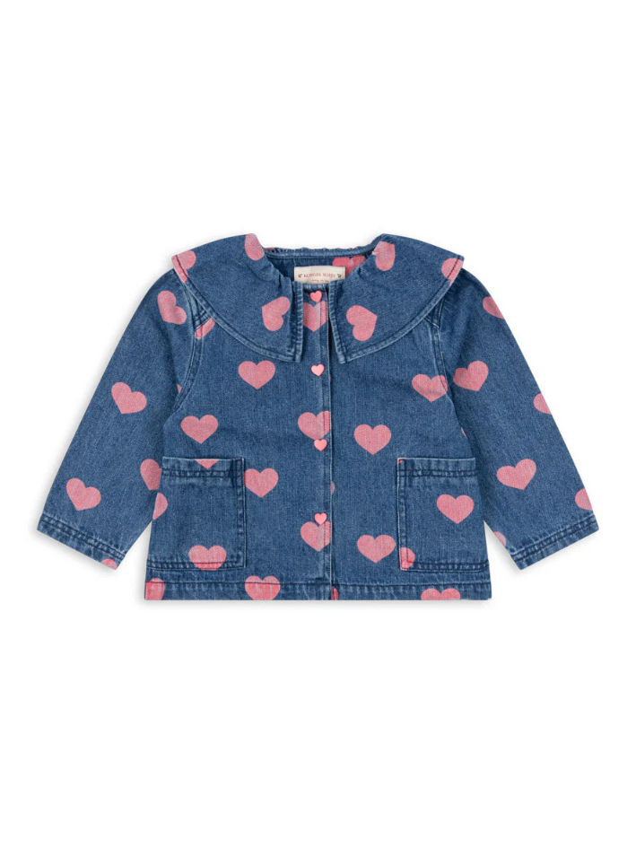 Konges Sløjd - kurtka jeansowa dziecięca Magot Denim Shirt GOTS