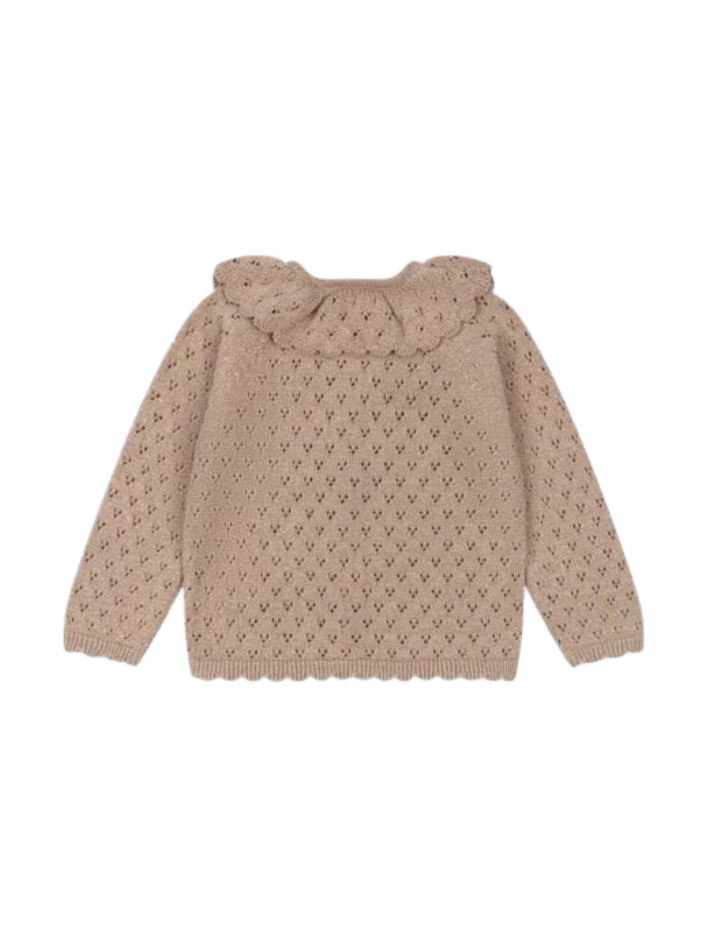 Konges Sløjd - kardigan dla dziecka Holiday Knit Creme