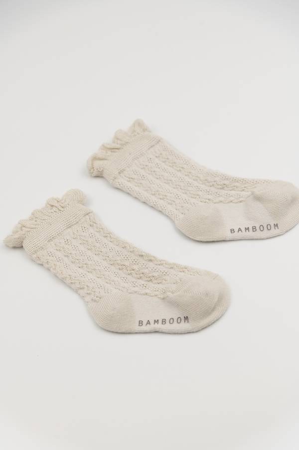 Bamboom - bambusowe skarpetki ażurowe jasnoszare Bamboom - bambusowe skarpetki ażurowe jasnoszare