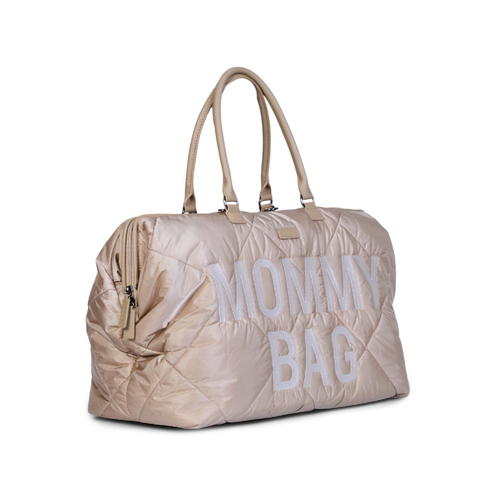 Childhome - Torba Mommy Bag Pikowana Beżowa
