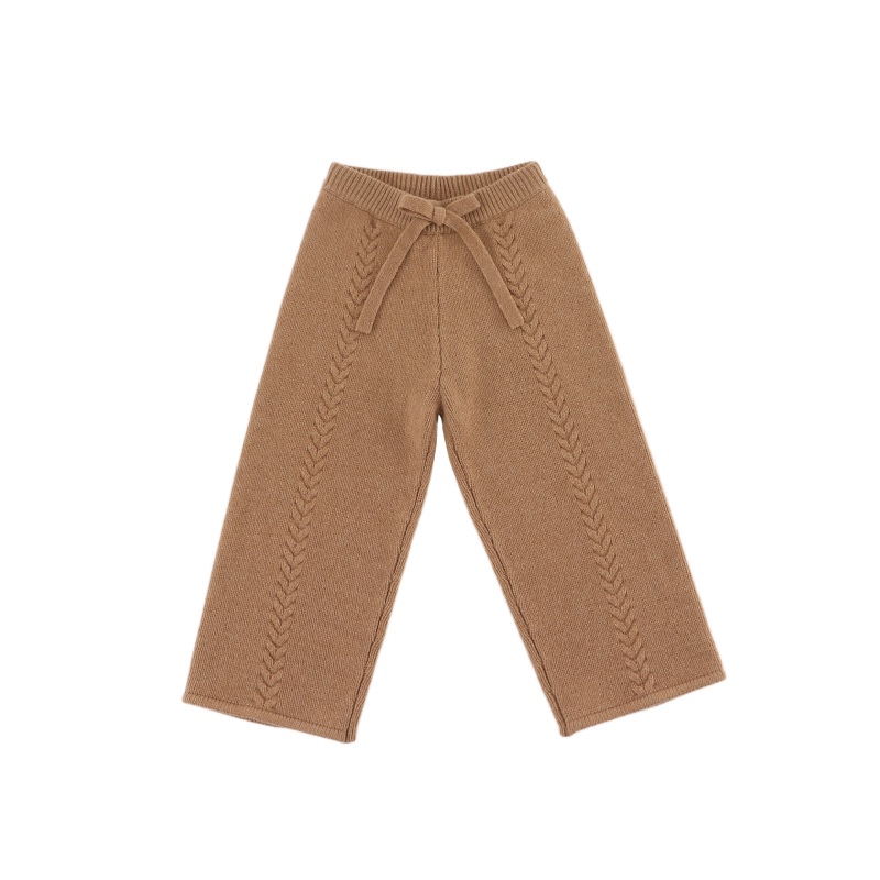 Donsje - spodnie z wełny merino Sulien Merino Wool Trousers Hazelnut