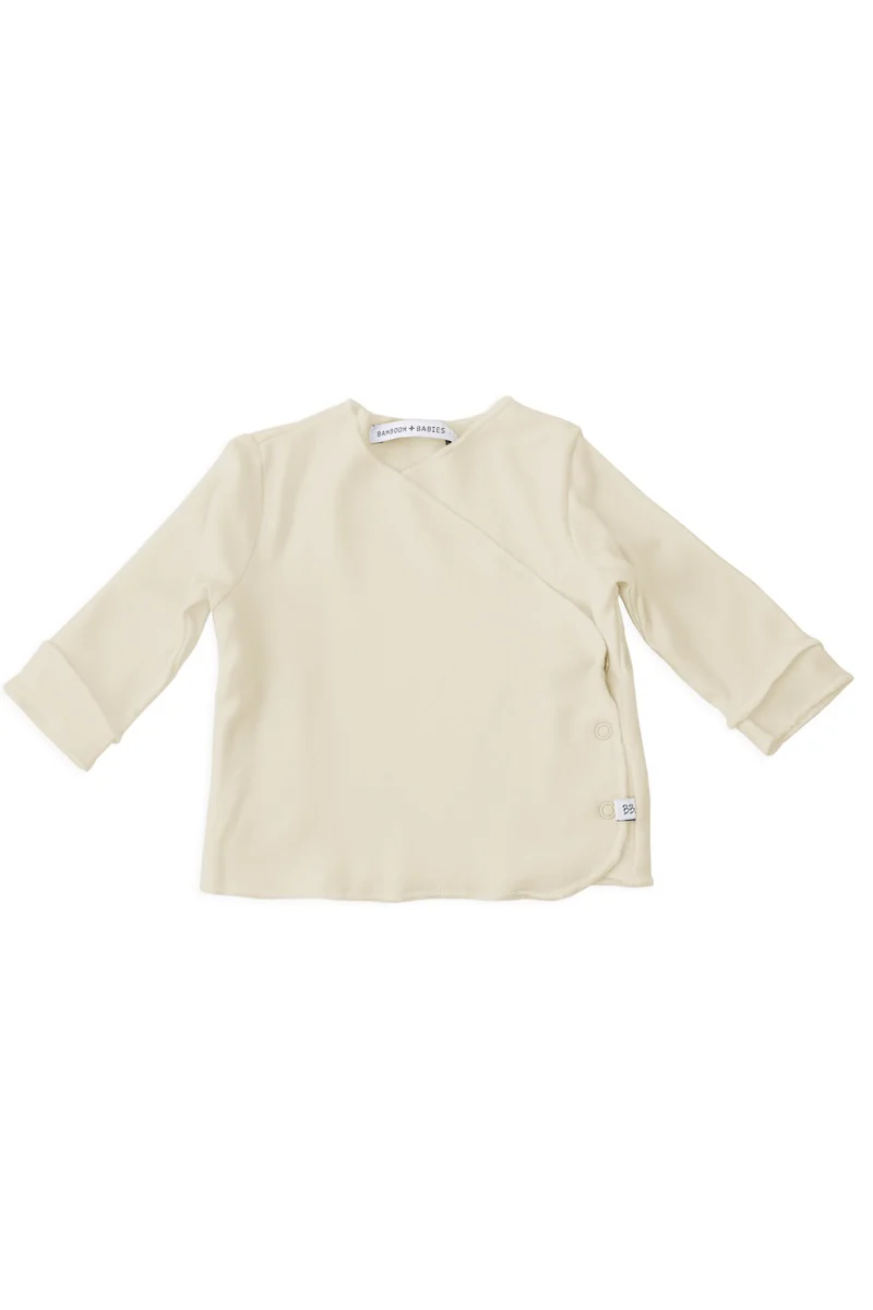Bamboom - bluzka kaftanik dla noworodka Pure 1 miesiąc khaki
