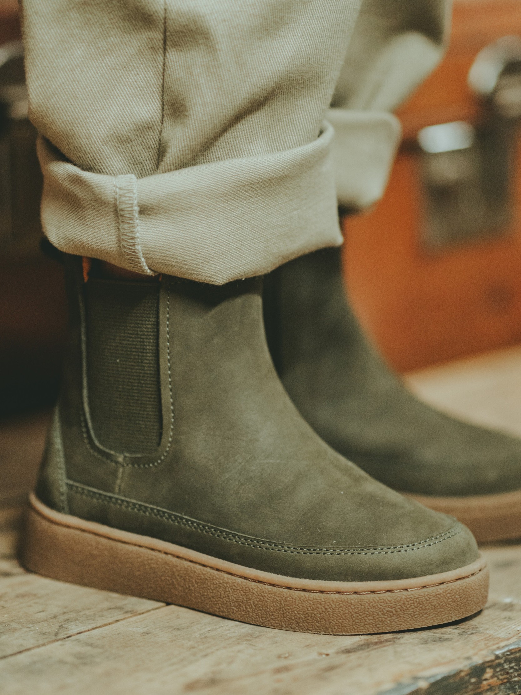 Donsje - buty dziecięce Ojeh Boots Forest Nubuck