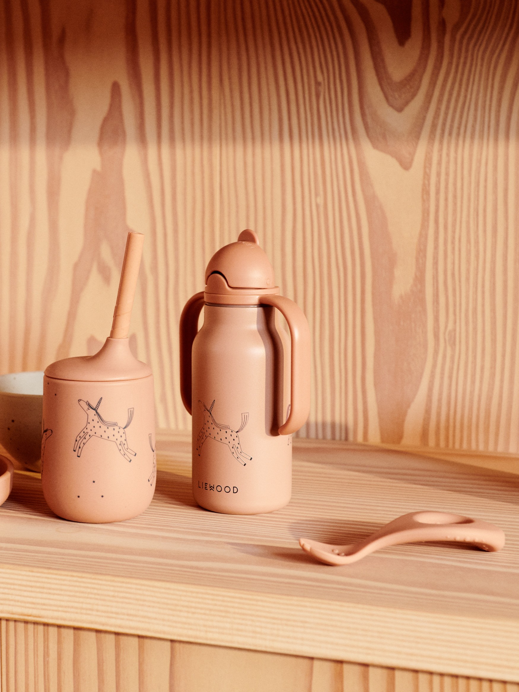 Liewood - bidon termiczny dla dzieci 250 ml Pale Tuscany