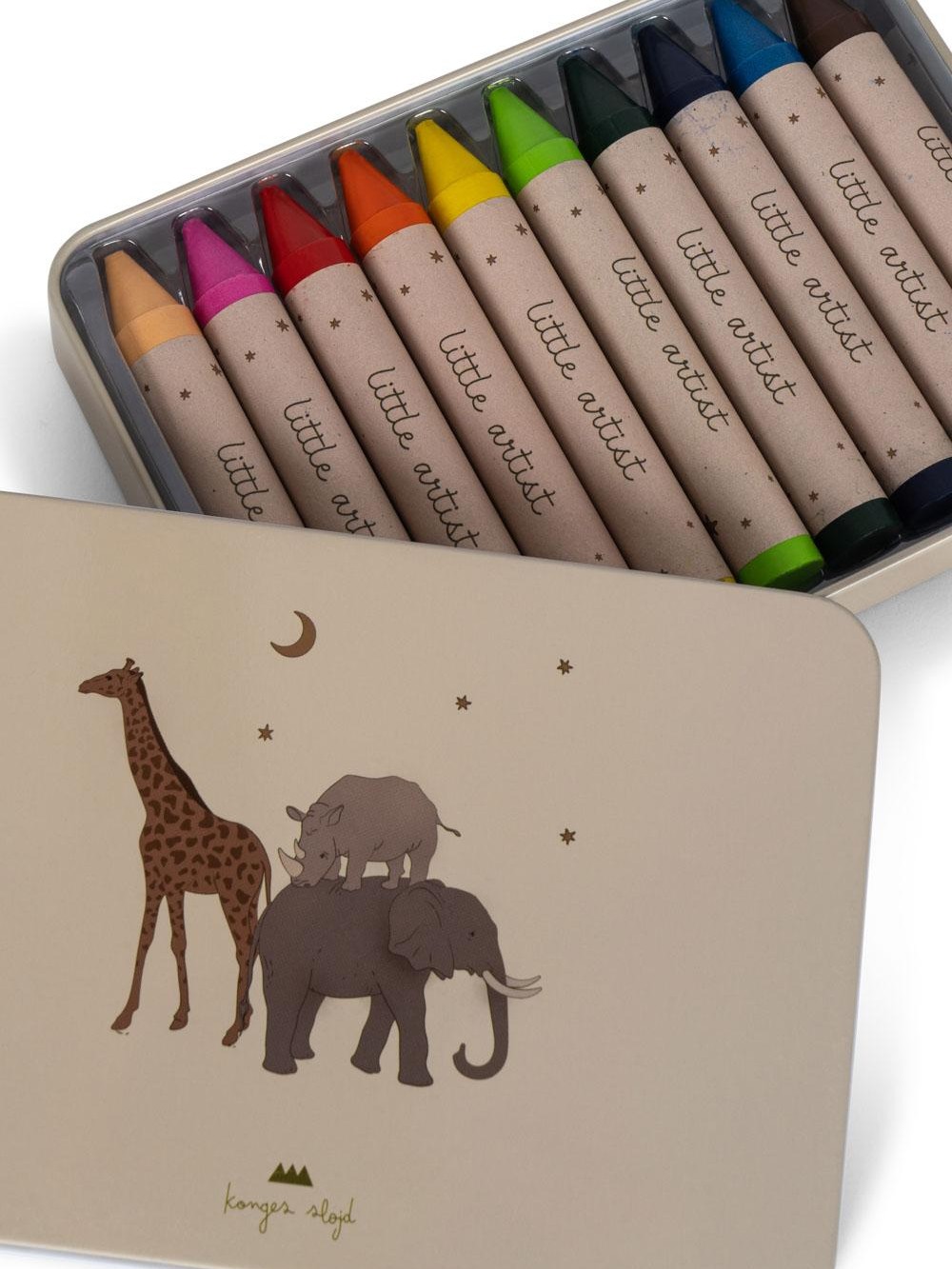 Konges Sløjd - kredki z wosku pszczelego Safari Konges Sløjd - kredki z wosku pszczelego Safari