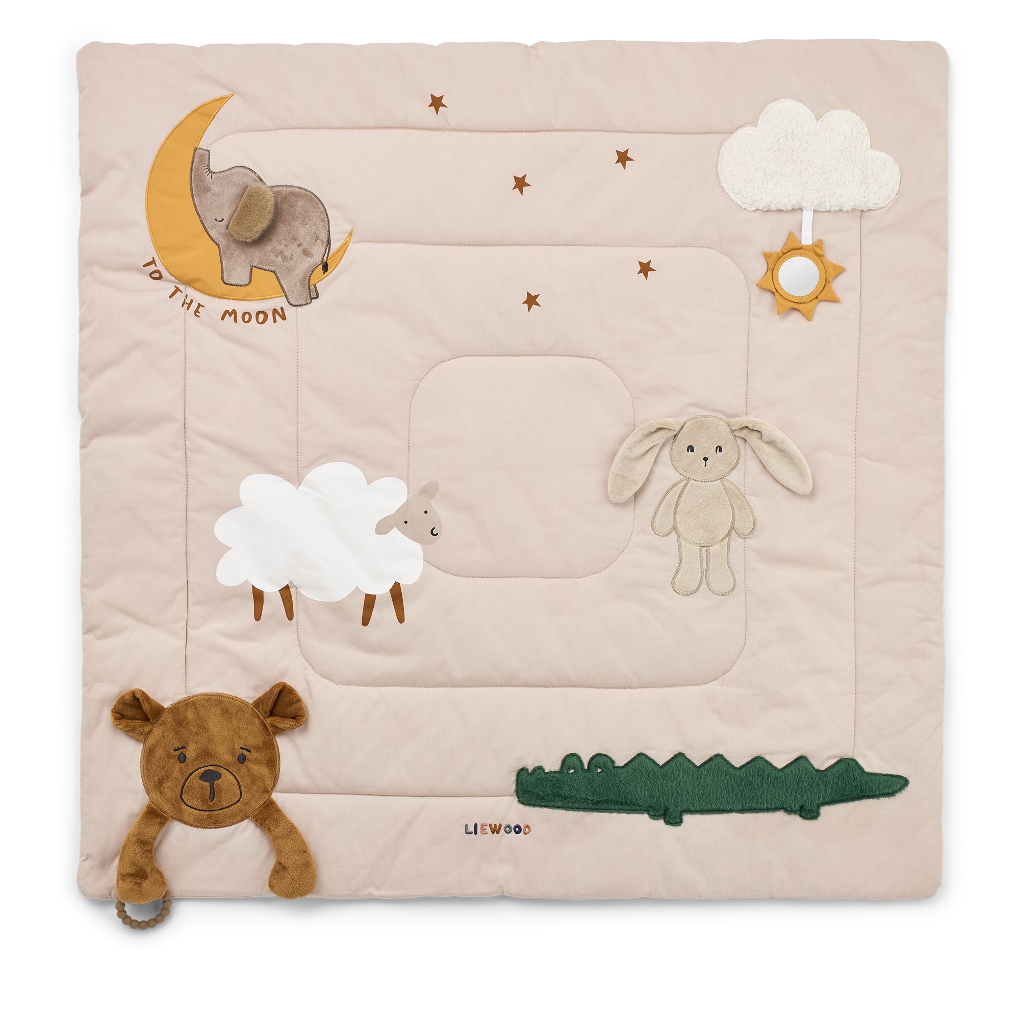 Liewood - mata edukacyjna dla niemowląt Bernet Classic Activity Blanket