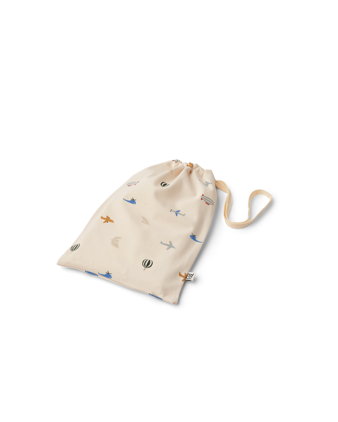 Liewood - pajacyk śpioszki niemowlęce Birk Printed aviator ecru