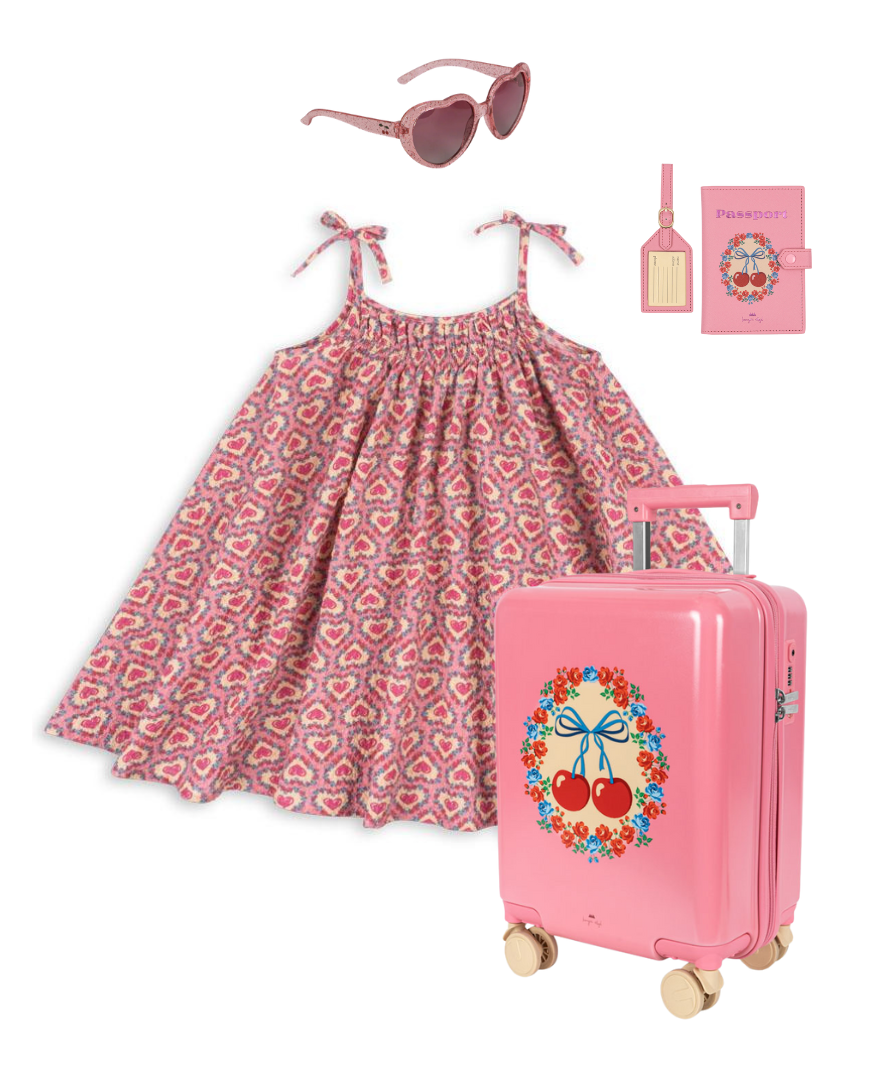 Konges Sløjd - stylizacja wakacyjna Voyage Travel Cherry Bow