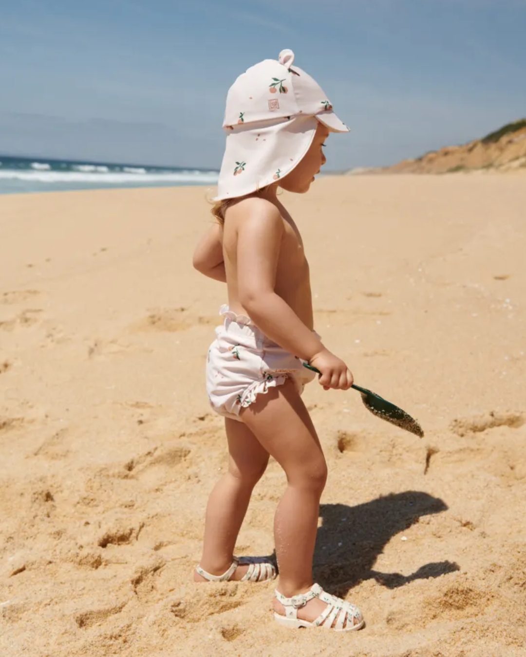 Liewood - kapelusz przeciwsłoneczny Senia z uszami peach sea shell Liewood - kapelusz przeciwsłoneczny Senia z uszami peach sea shell