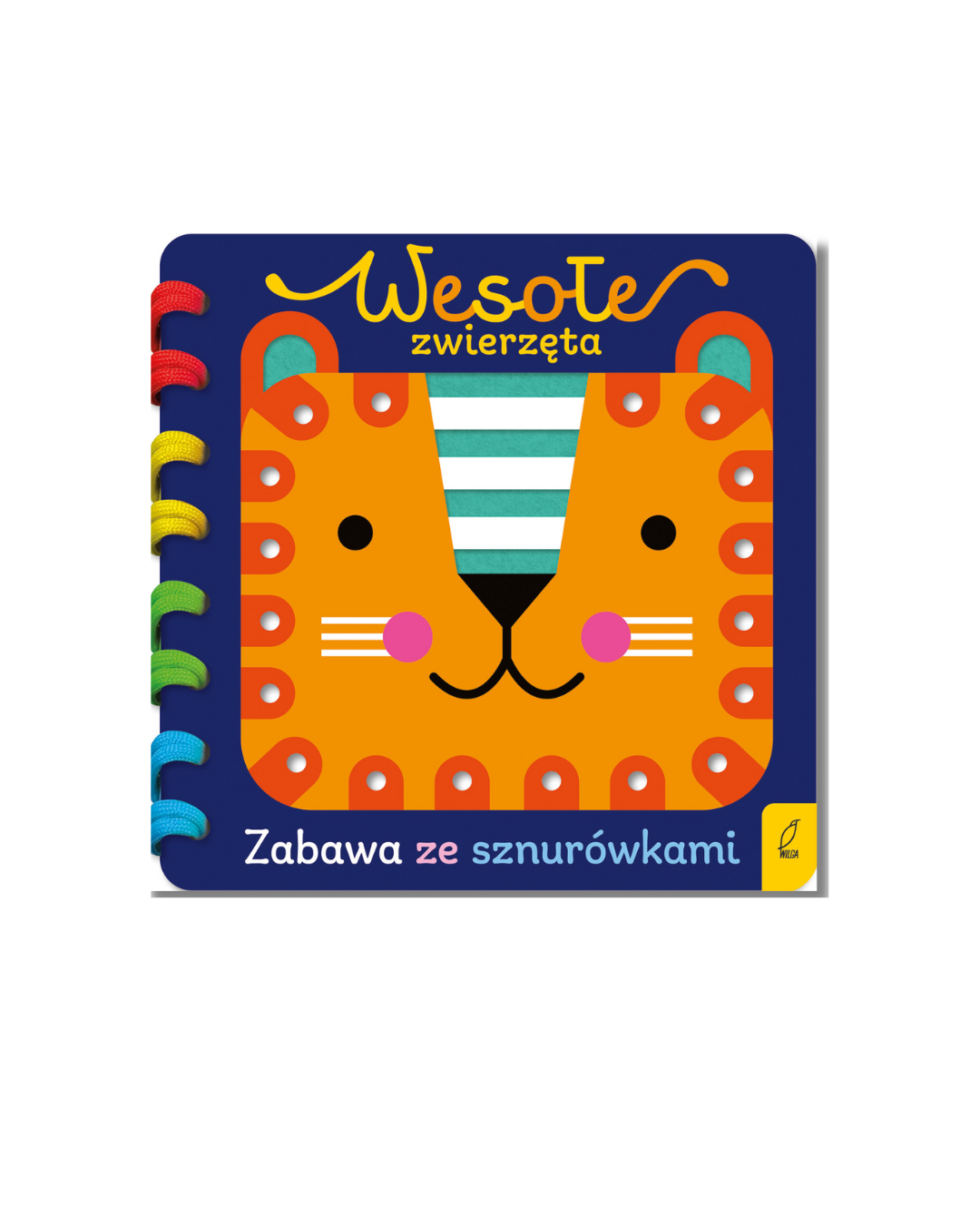 Wydawnictwo Wilga - Wesołe zwierzęta. Zabawa ze sznurówkami