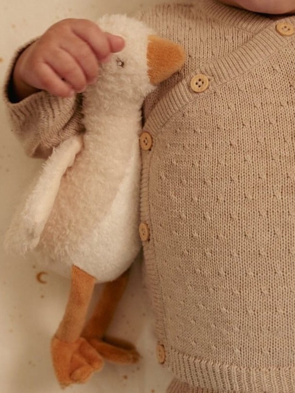 Little Dutch - przytulanka gąska 17 cm Newborn Naturals