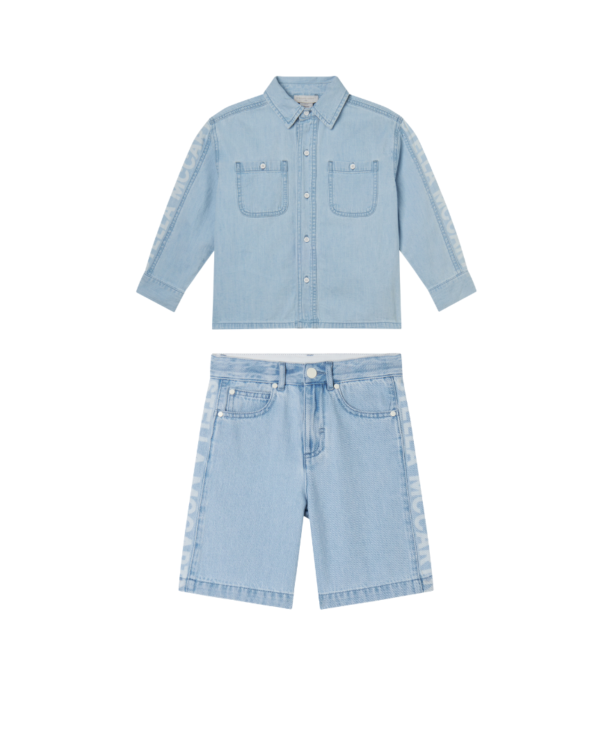 Stella McCartney - stylizacja letnia dla chłopca Denim