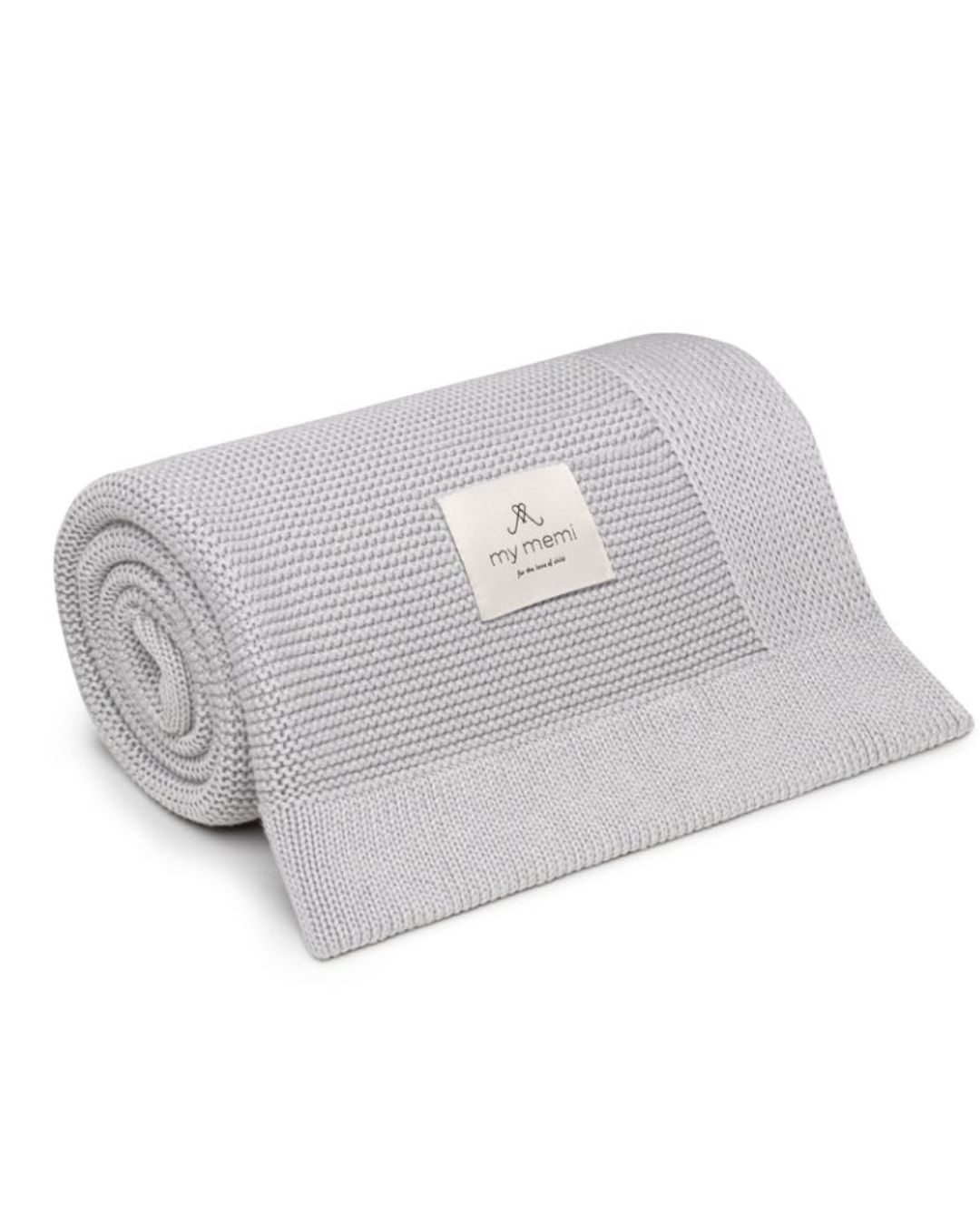 My Memi - bambusowy kocyk 80x100 Classic Light Grey