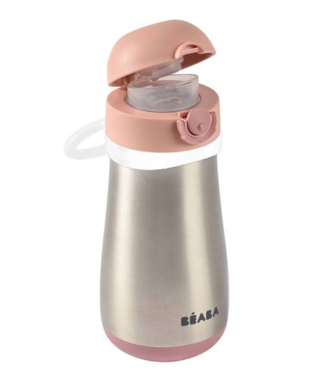 Beaba - bidon termiczny termobutelka 350 ml Old Pink