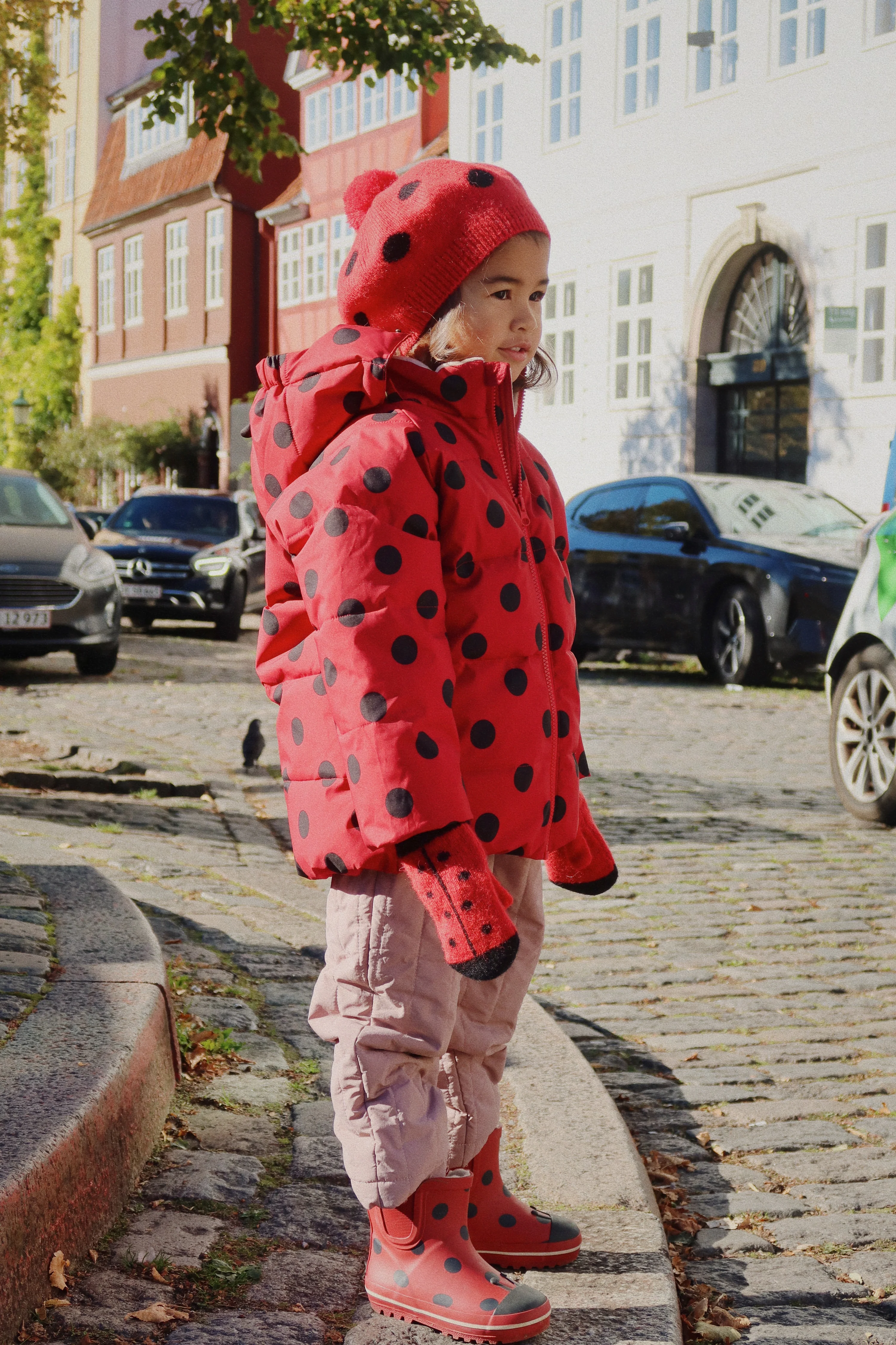 Konges Sløjd - beret Ladybug Barbados Cherry