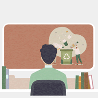 Ilustracja kampanii proekologicznych